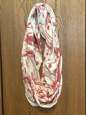 Blood Splatter Infinity Scarf